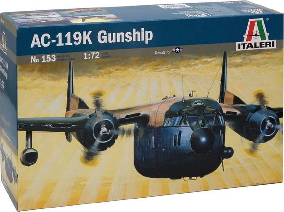 Italeri 153 Modelbouwpakket AC-119K Gunship