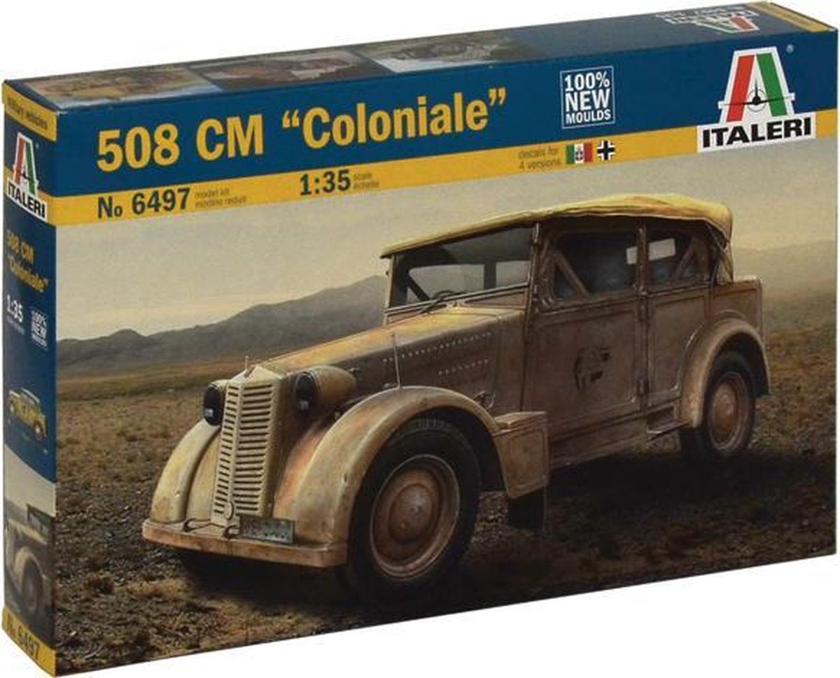 Italeri 508 CM Coloniale + Tamiya lijm