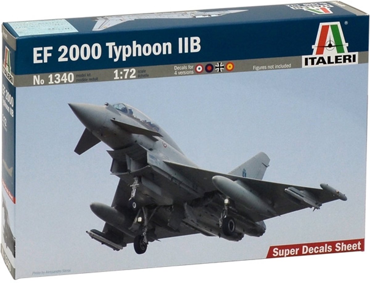 Italeri EF 2000 Typhoon IIB 1:72 Montagekit