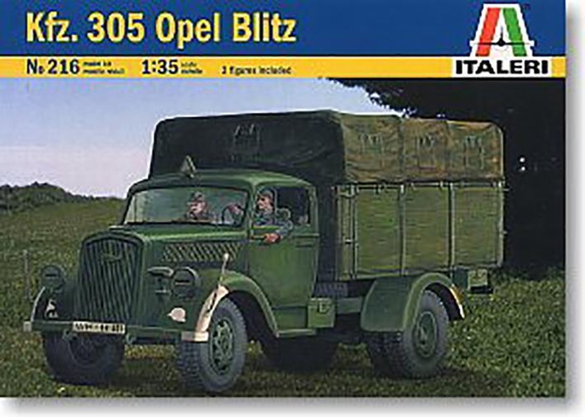 Italeri Kfz. 305 Opel Blitz + Tamiya lijm