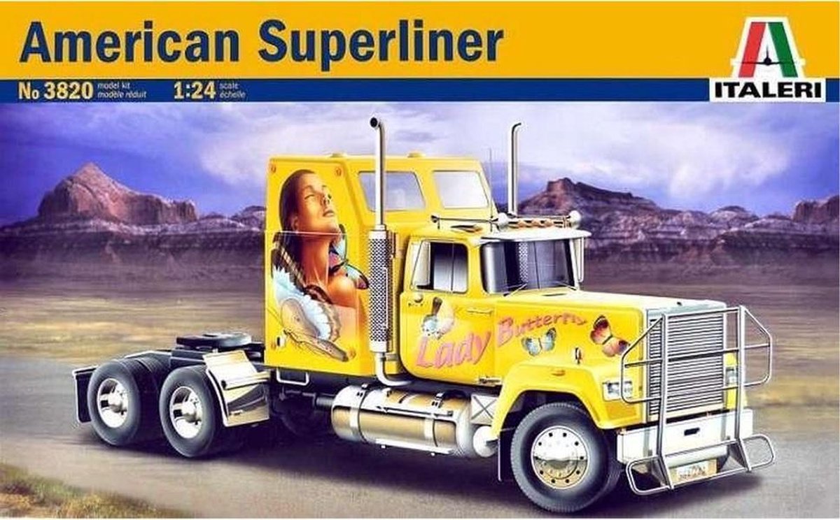 Italeri U.S. SUPERLINER truck (modelbouw, 1:24) met starterkit