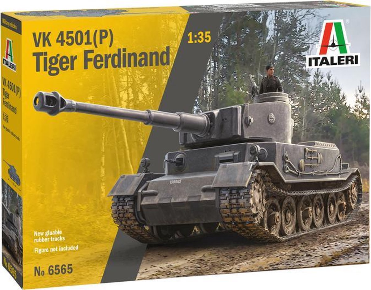 Italeri VK 4501 (P) Tiger Ferdinand + Tamiya lijm