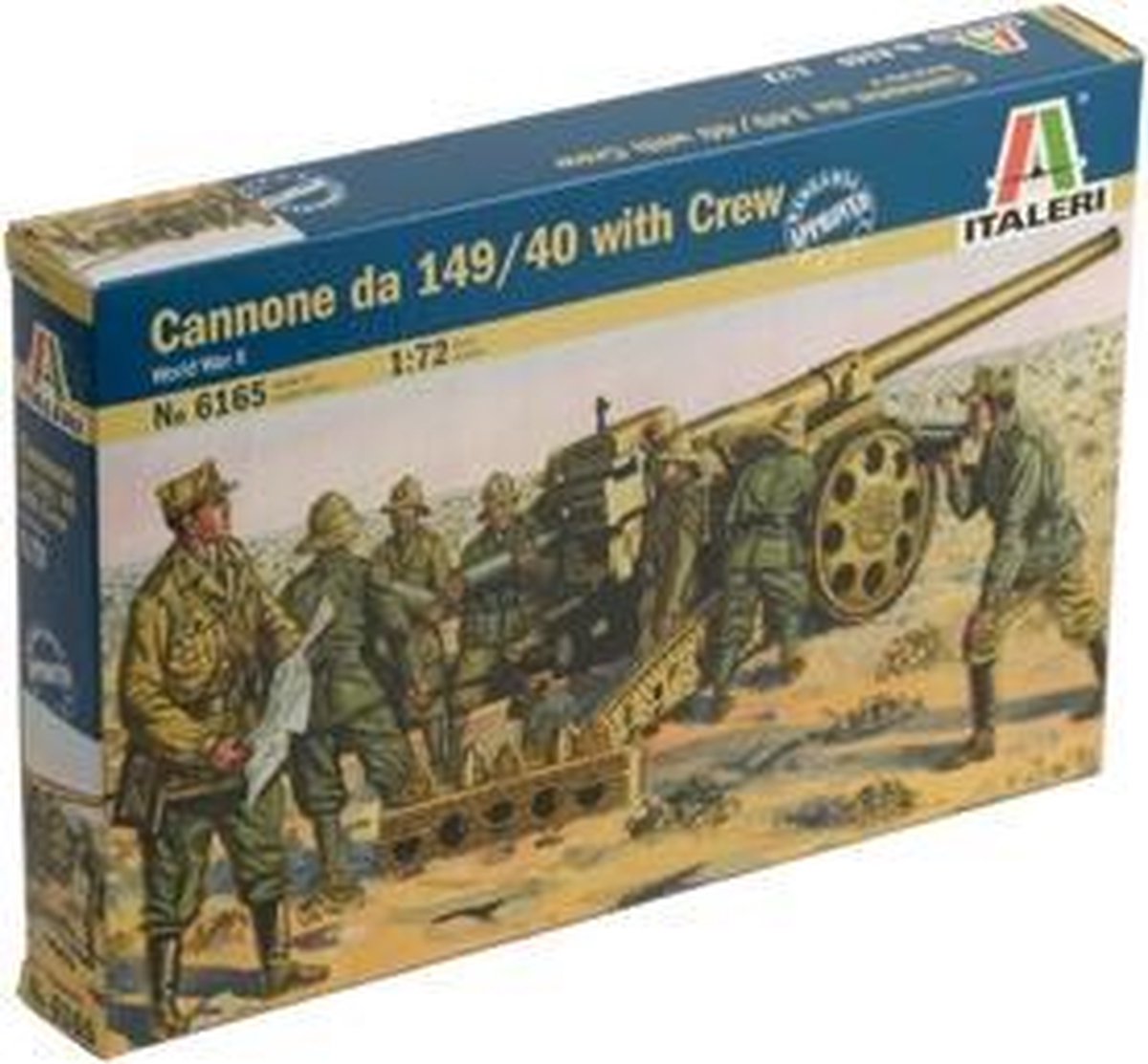 Italeri WWII: Italian Cannone da 149/40 w/crew