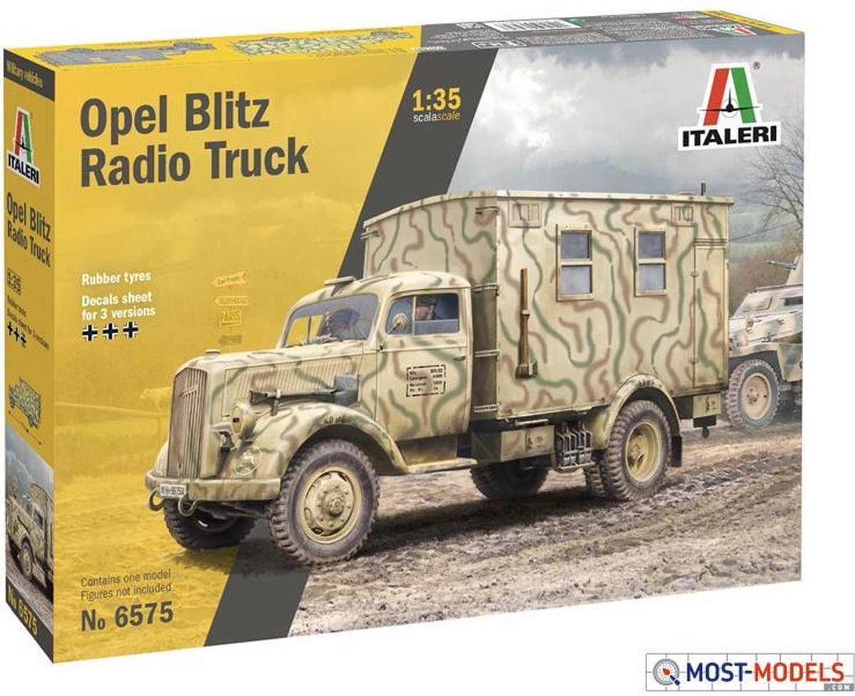 OPEL BLITZ RADIO TRUCK 1:35 ITALERI MODELBOUWPAKKET