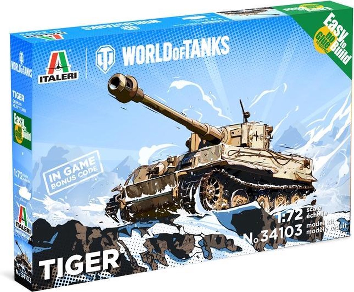 WORLD OF TANKS PZKPFW.VI TIGER I 1:72