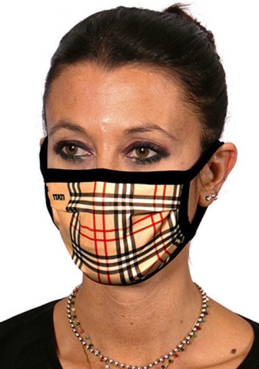 Gezichtsmasker - mondmaster - neusmasker - mondkapje - Burberry