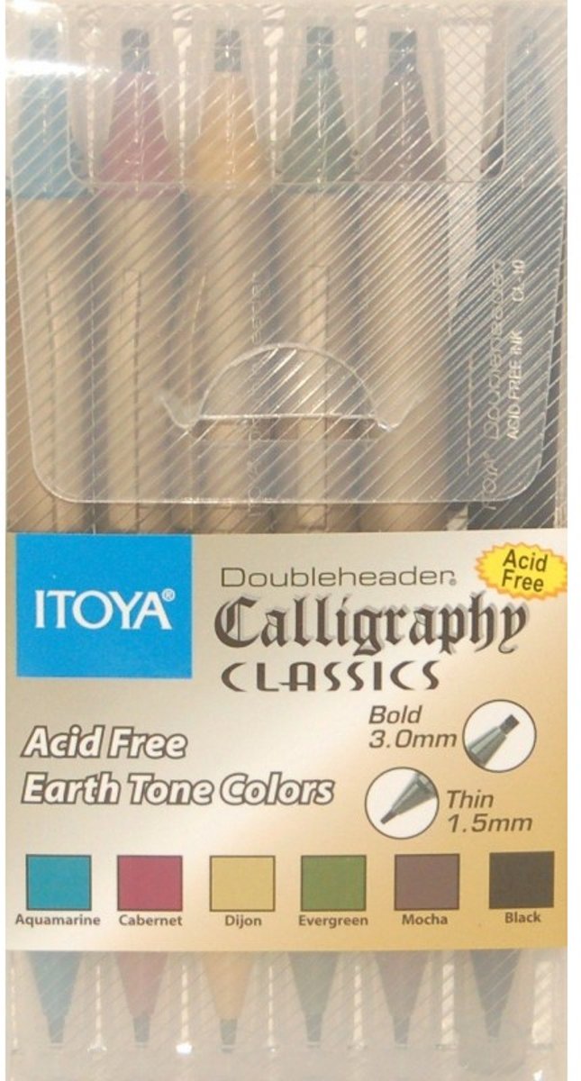 Itoya Calligraphy CL-200 Classic 6 kleuren ass.