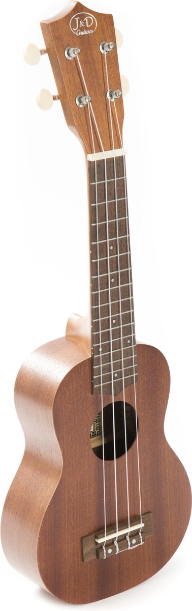 J & D standaard Sopran- Ukulele Natural - Sopraan ukulele