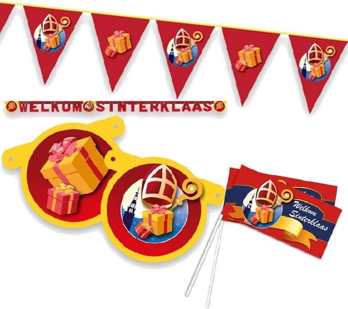 Feest pakket versiering Sinterklaas – 4 delig.