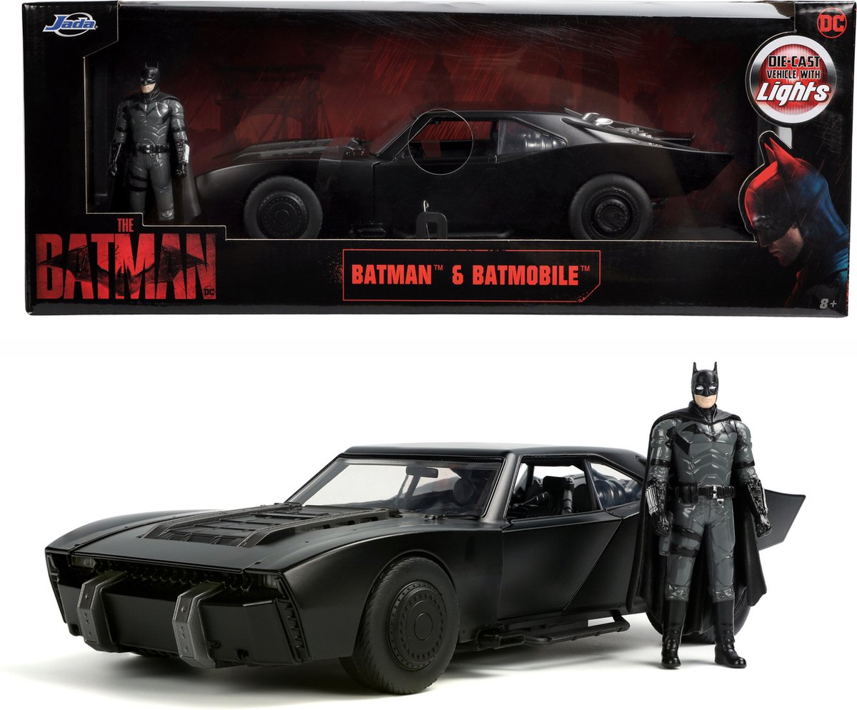 Jada Toys - Batman Batmobile 2022 - 1:18 - Metaal - Speelgoedvoertuig