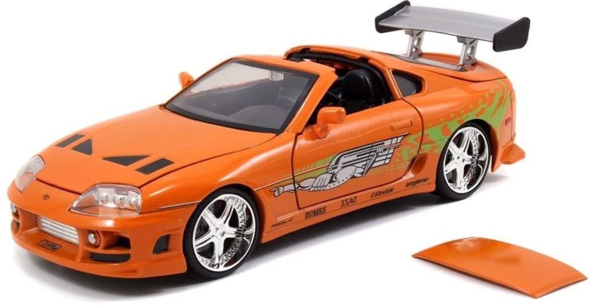 Toyota Supra The Fast And The Furious oranje 1:24 Jada Toys