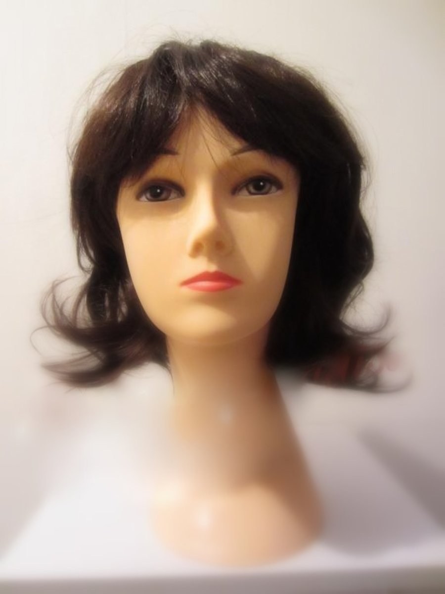 Synthetisch hair wig pruiken meg kleur:2/33