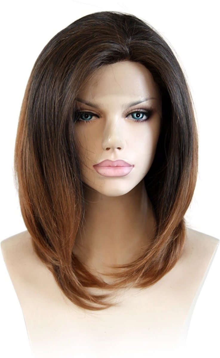 Synthetische kant pruiken tiffany wig kleur:Ombre PT2/27 25cm