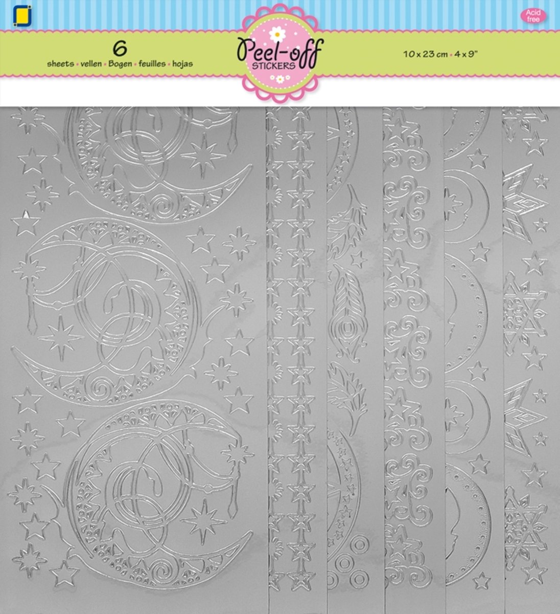 6-Pak Maan &  Sterren Zilver