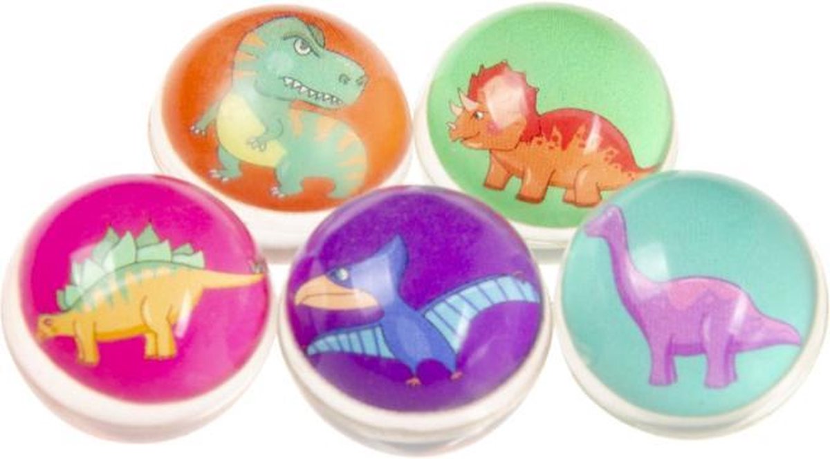 5 dinosaurus stuiterballen