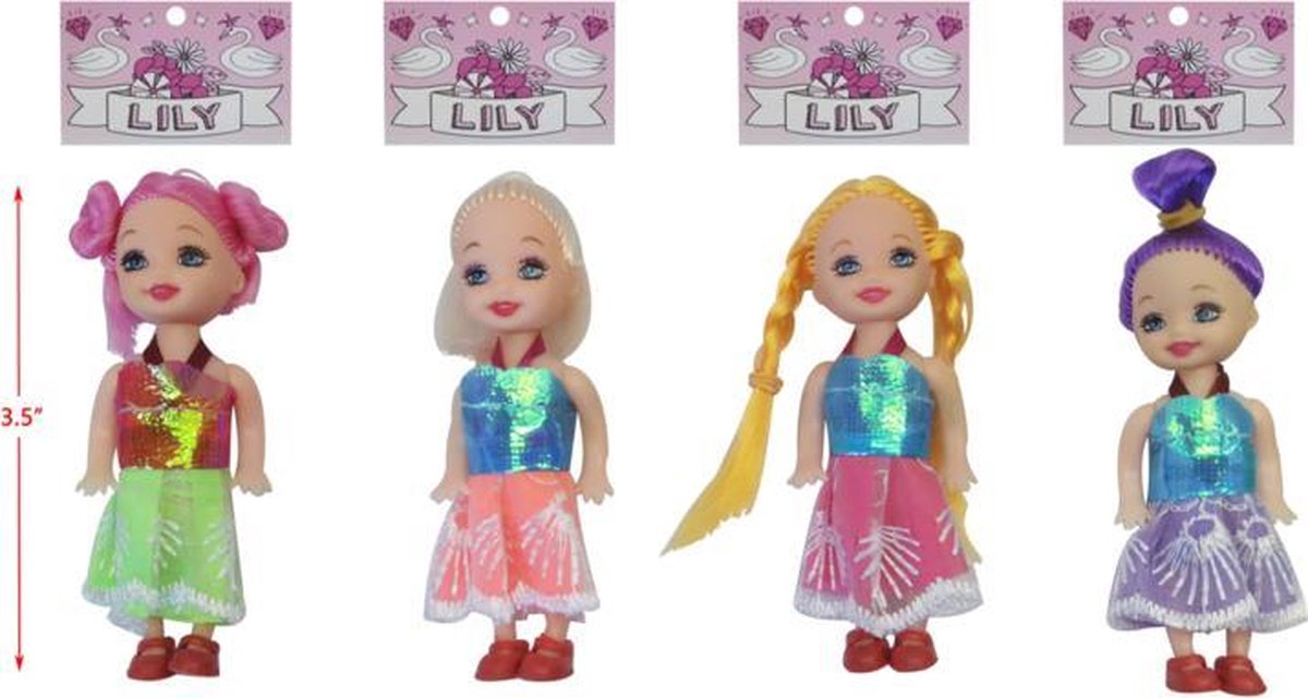 Pop Lilly 14 cm hoog ( 1popje)