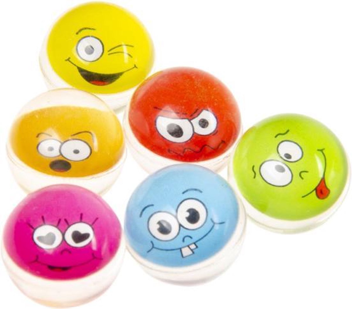 5 smiley stuiterballen