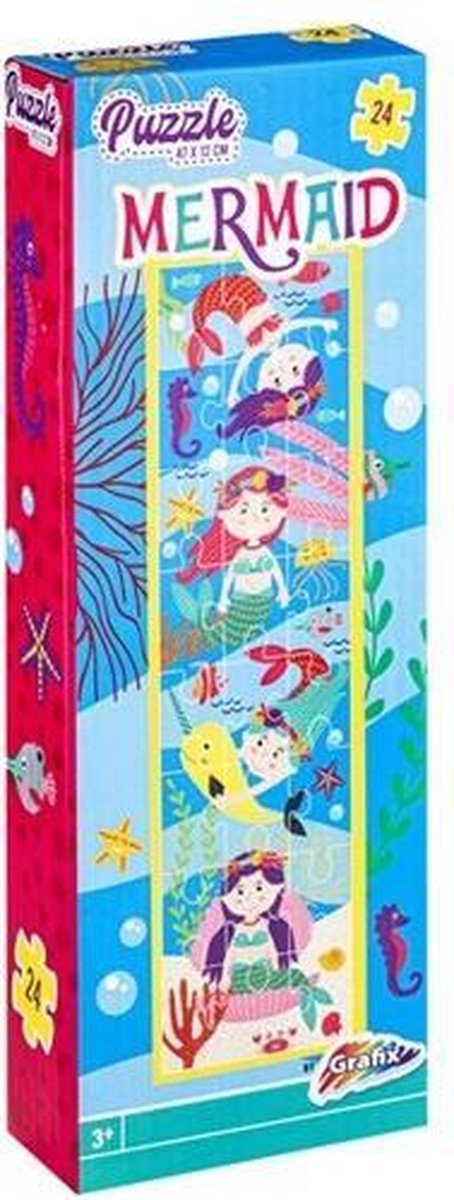 Mermaid toren puzzel 24 stukjes