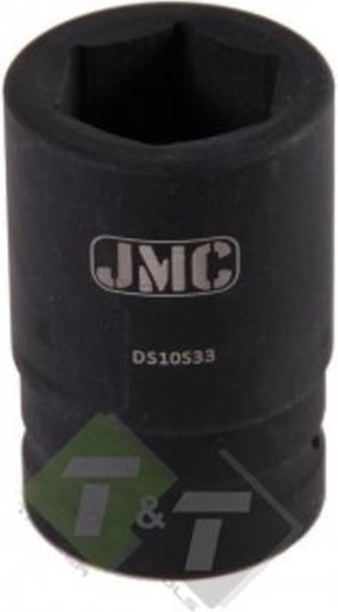 zeskant krachtdop 30 mm verlengd - 1 duims aansluiting - slagdop - impact dop - rateldop - dop - jmc