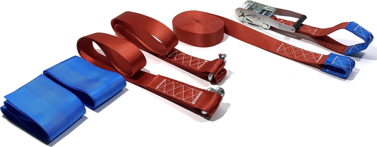   balanceerlijn slackline voor beginners 50mm, 9m (loopgedeelte) evenwichtsspel