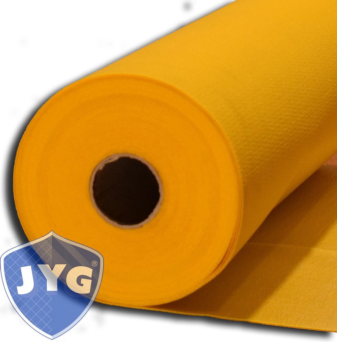 Gele Loper met beschermfolie 100x1000cm (1x10m)