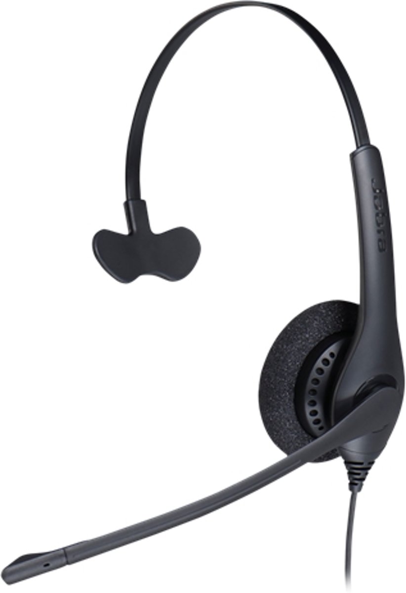 Jabra BIZ 1500 Mono USB Monauraal Hoofdband Zwart hoofdtelefoon