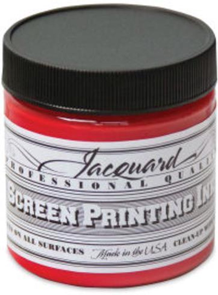 Jacquard Zeefdruk Inkt 118 ml Fel Rood