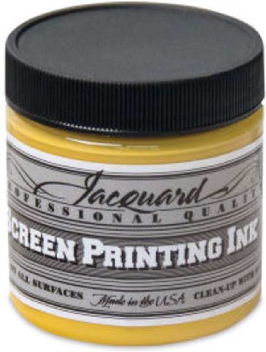 Jacquard Zeefdruk Inkt 118 ml Opaque Okergeel