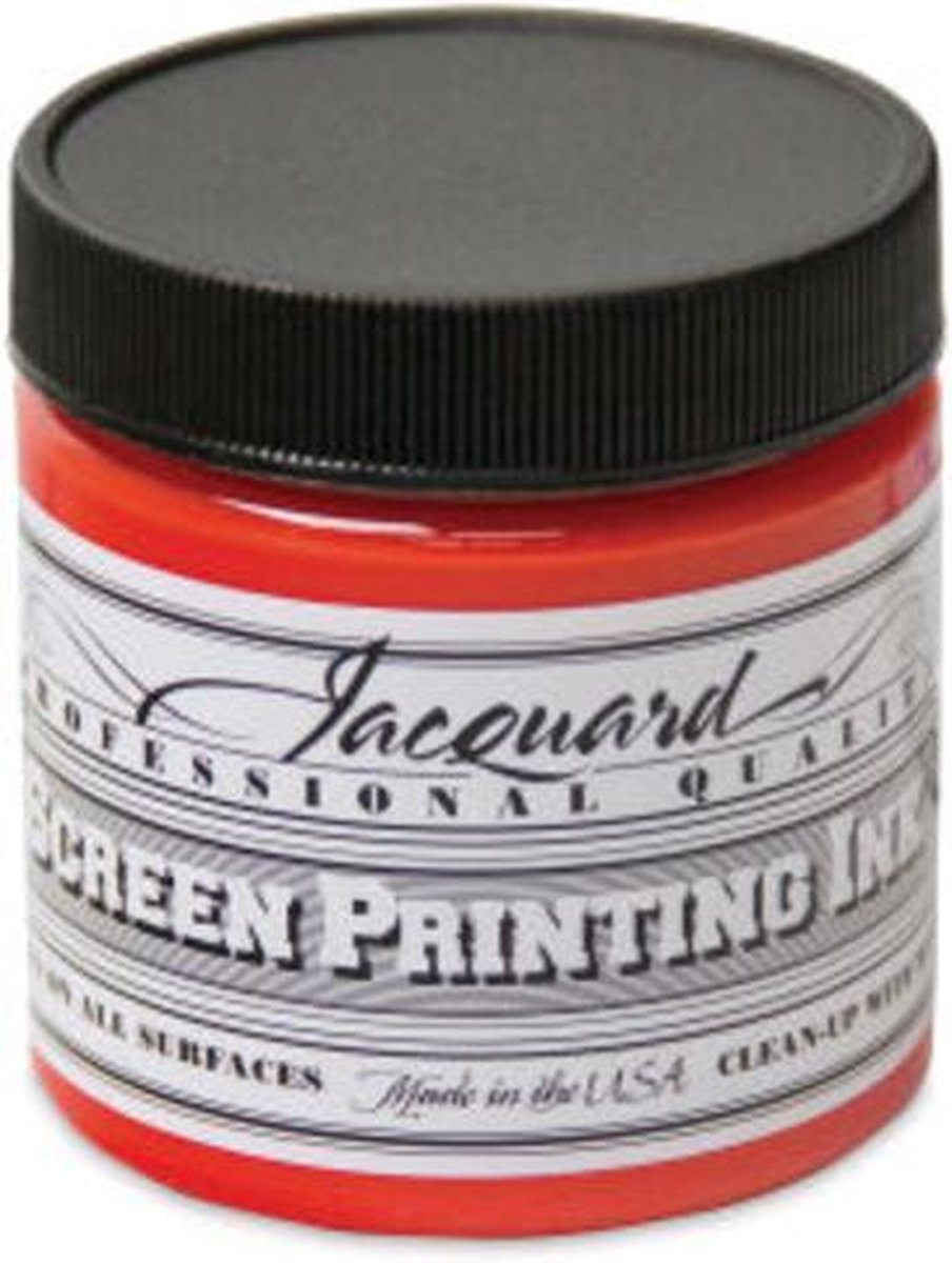 Jacquard Zeefdruk Inkt 118 ml Vuurrood