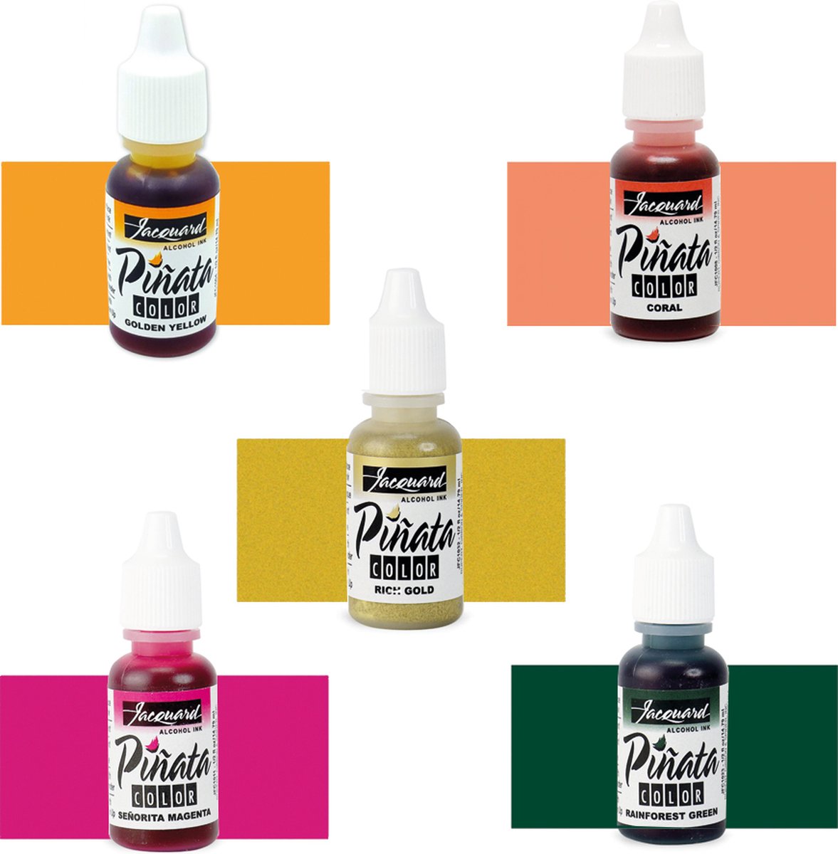 Piñata Alcohol Ink - 5 x 15ml - SET 4