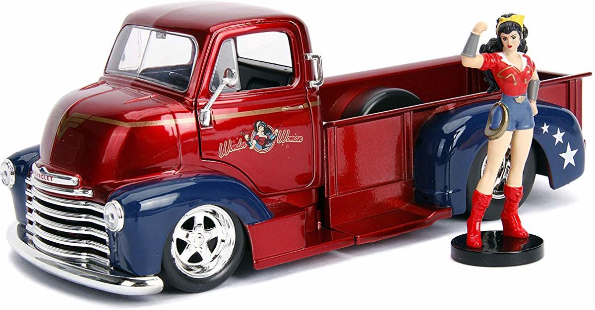 1952 Chevy Coe Pickup - Wonder Woman - DC Comics Bombshells - Jada 1:24