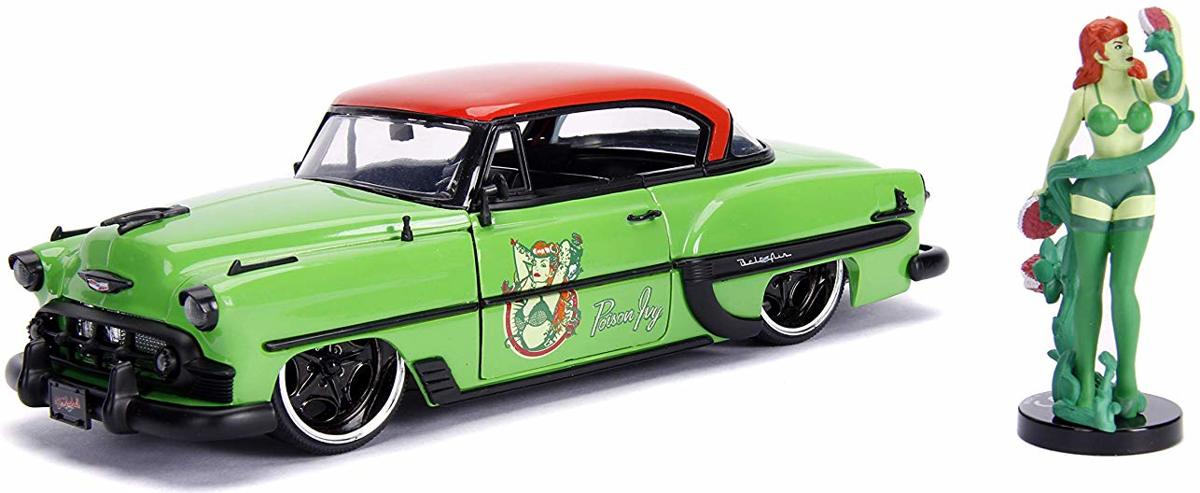 1953 Chevy Bel Air - Poison Ivy - DC Comics Bombshells - Jada 1:24