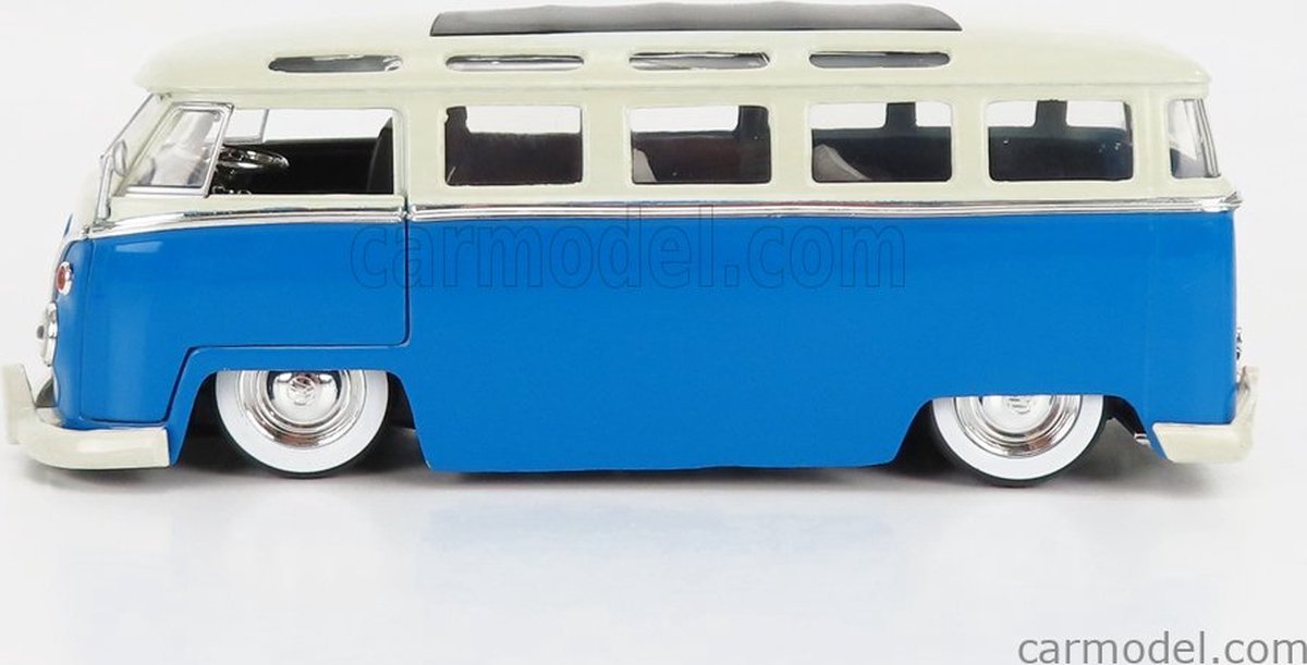 1962 Volkswagen Transporter T1 bus 1:24 blauw/wit