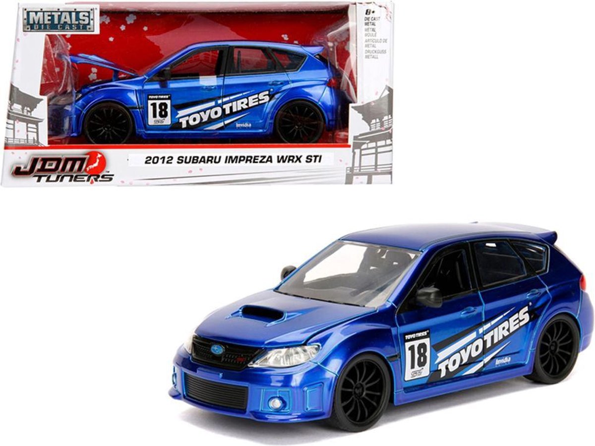 2012 Subaru Impreza WRX STI modelauto JDM Tuners 1:24