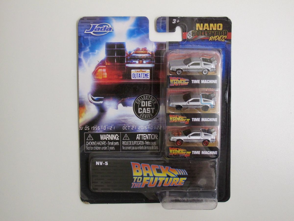 Back to the Future Nano Hollywood rides 3-pack, Jada Toys