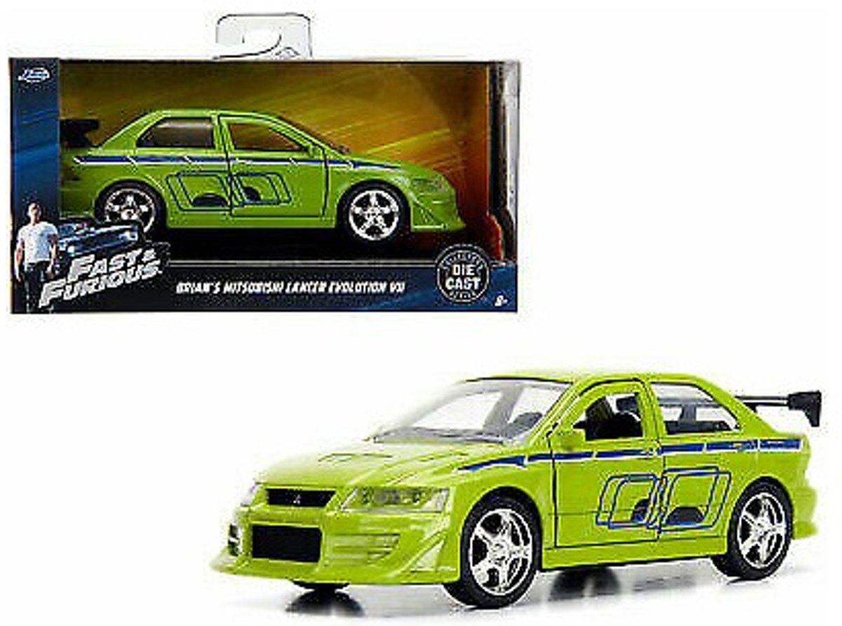 Brians Mitsubishi Lancer Evo 7 2 Fast 2 Furious modelauto 1:32