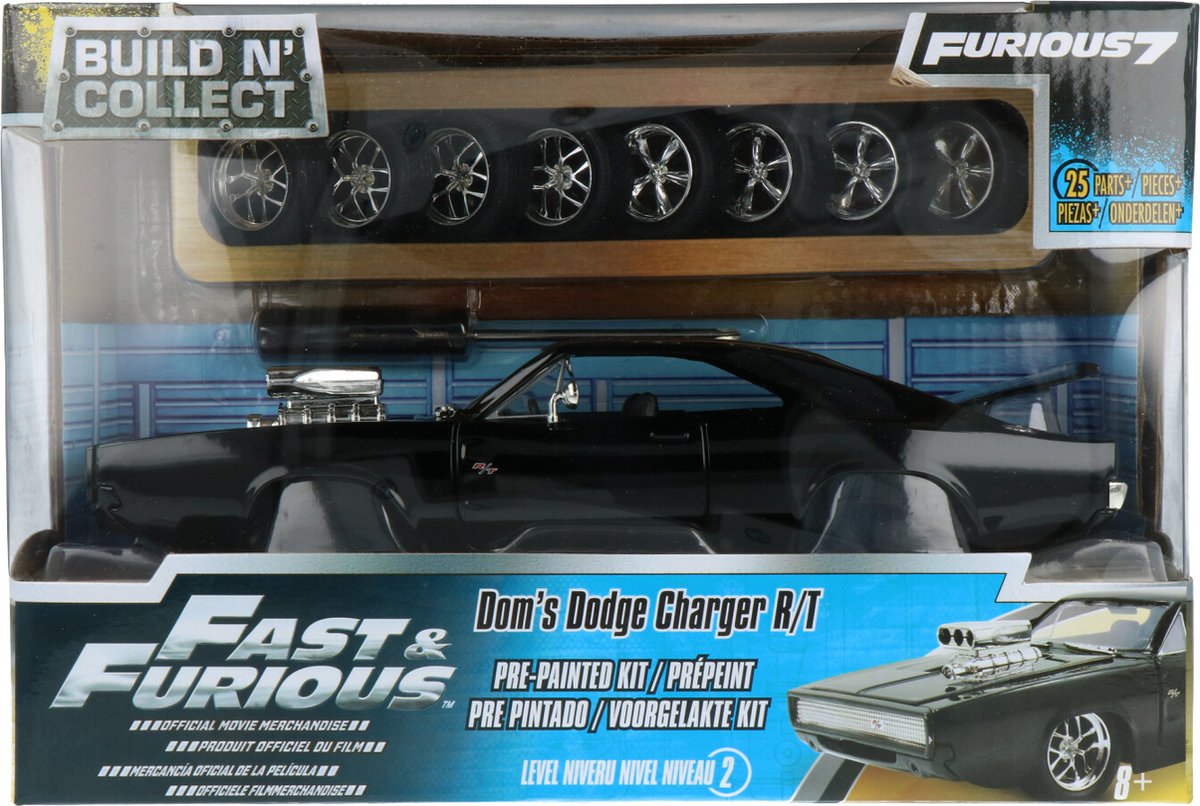 Fast And Furious Dodge Charger R/T modelauto 1:24 zelfbouw kit