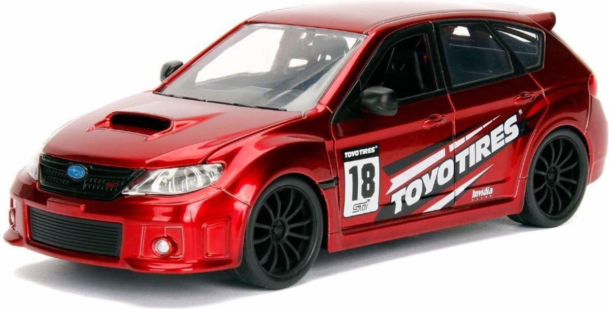 JDM Tuners Subaru Impreza WRX STI 2012 1:24 rood