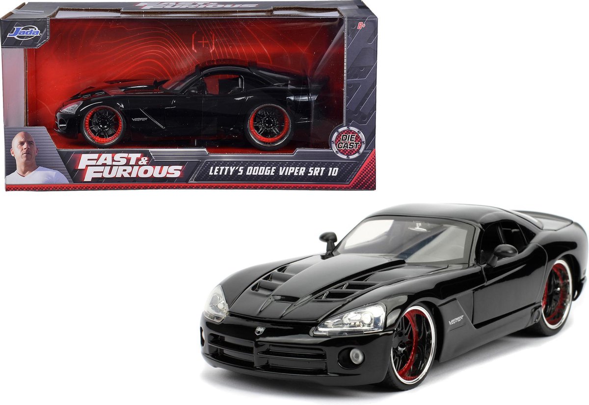 Jada Fast & Furious Dodge Viper SRT-10 1:24 - Speelgoedvoertuig