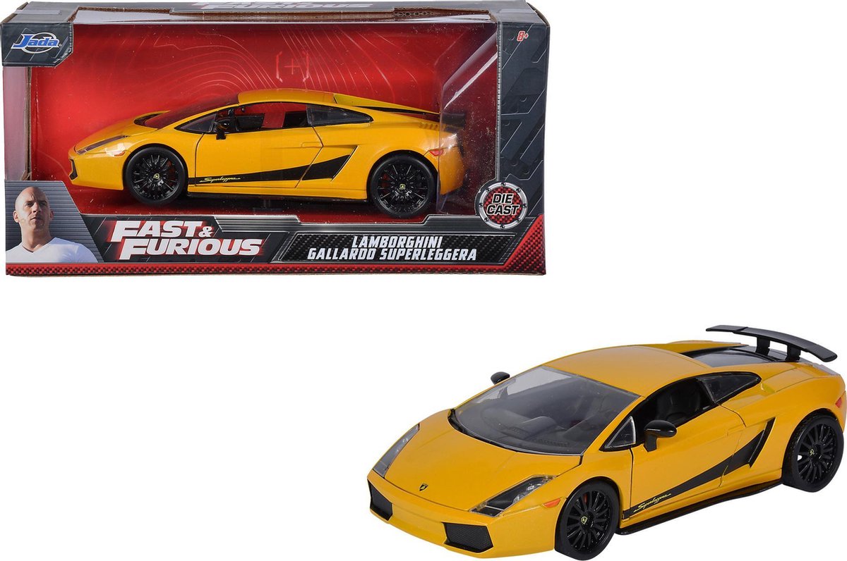 Jada Fast & Furious Lamborghini Gallardo 1:24 - Speelgoedvoertuig