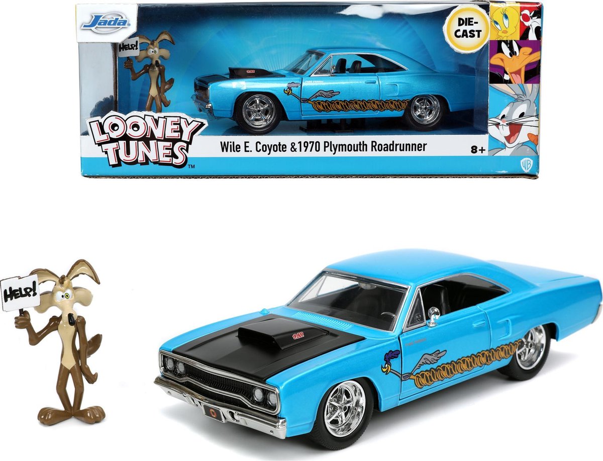 Jada Looney Tunes Road Runner 1:24 - Speelgoedvoertuig