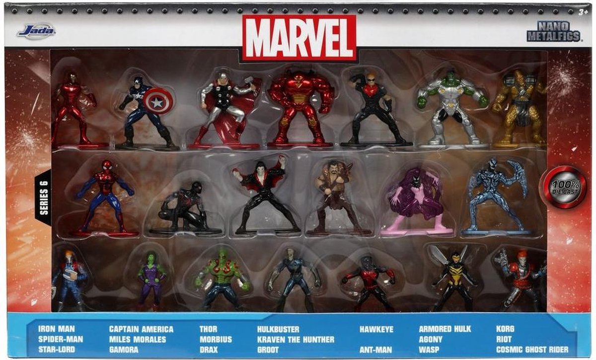 Jada Marvel 20 Pack Nano metalfigs - Wave 6