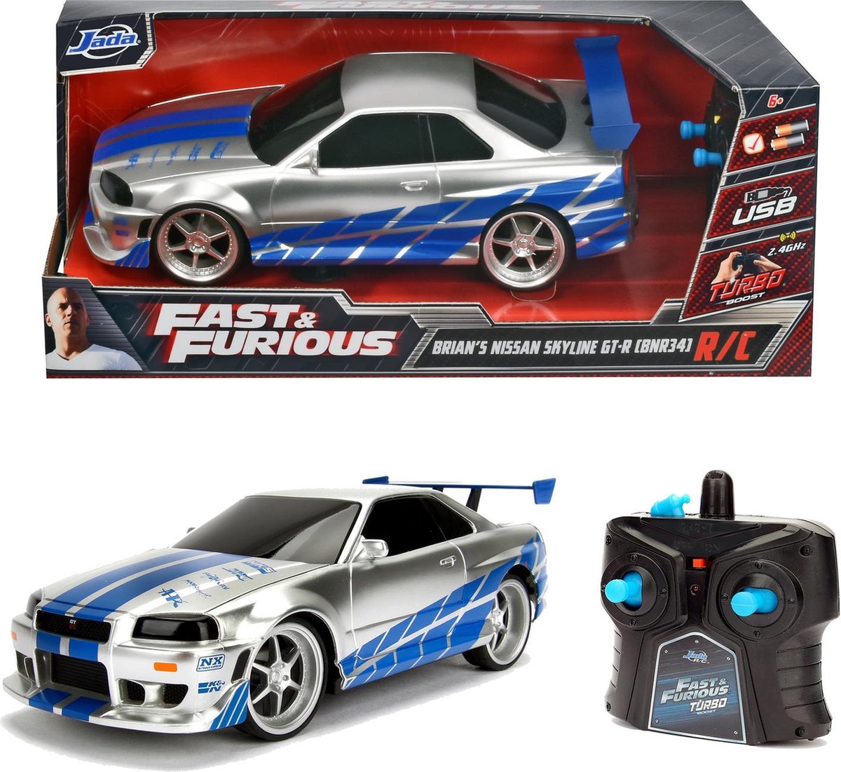 Jada Toys - Fast & Furious - RC Nissan Skyline GTR