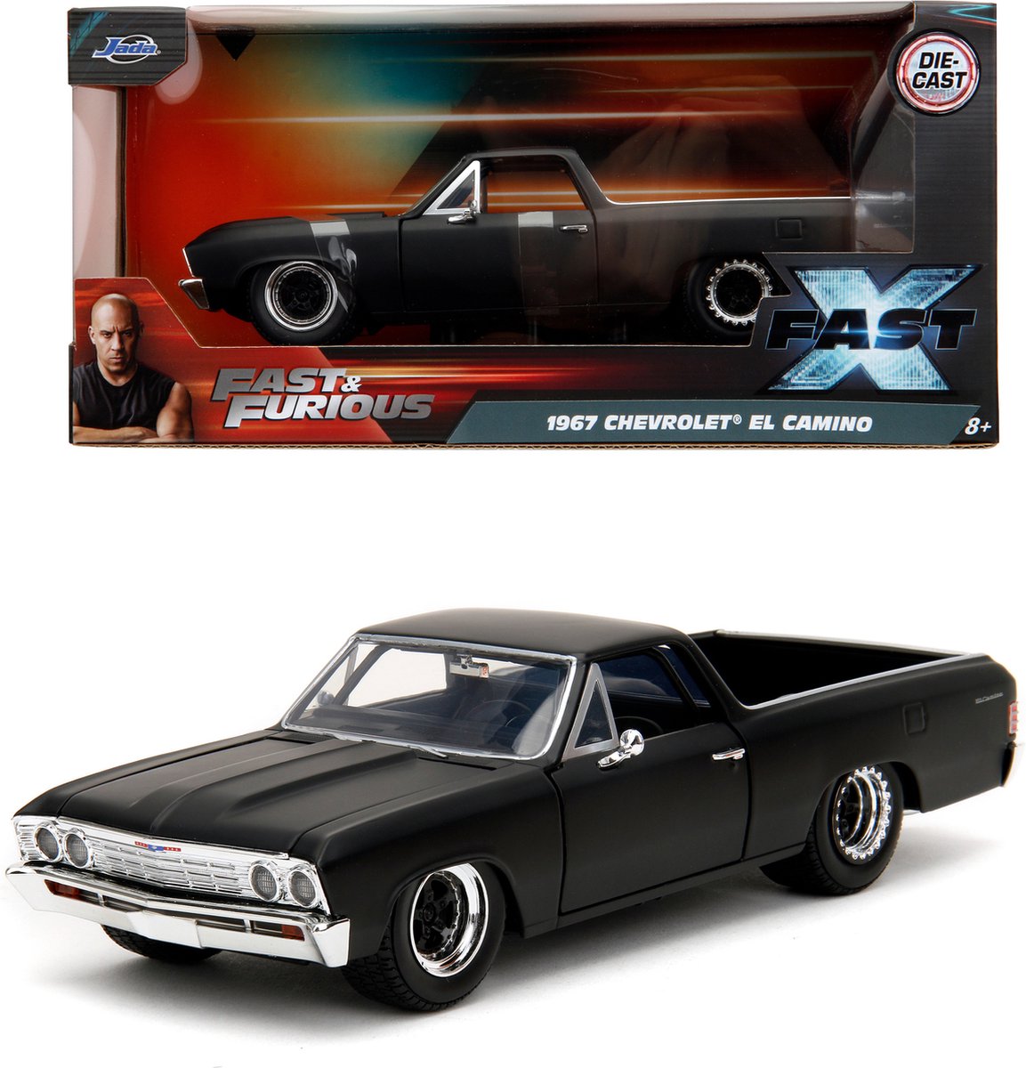 Jada Toys - Fast & Furious 1967 El Camino (F10) - 1:24 - Schaalmodel - Metaal - Die-cast