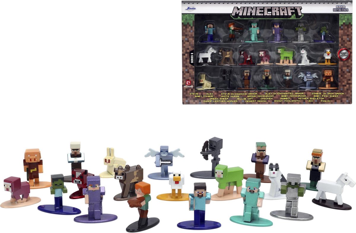 Jada Toys - Minecraft 20-Pack, Wave 6 - Actiefiguur