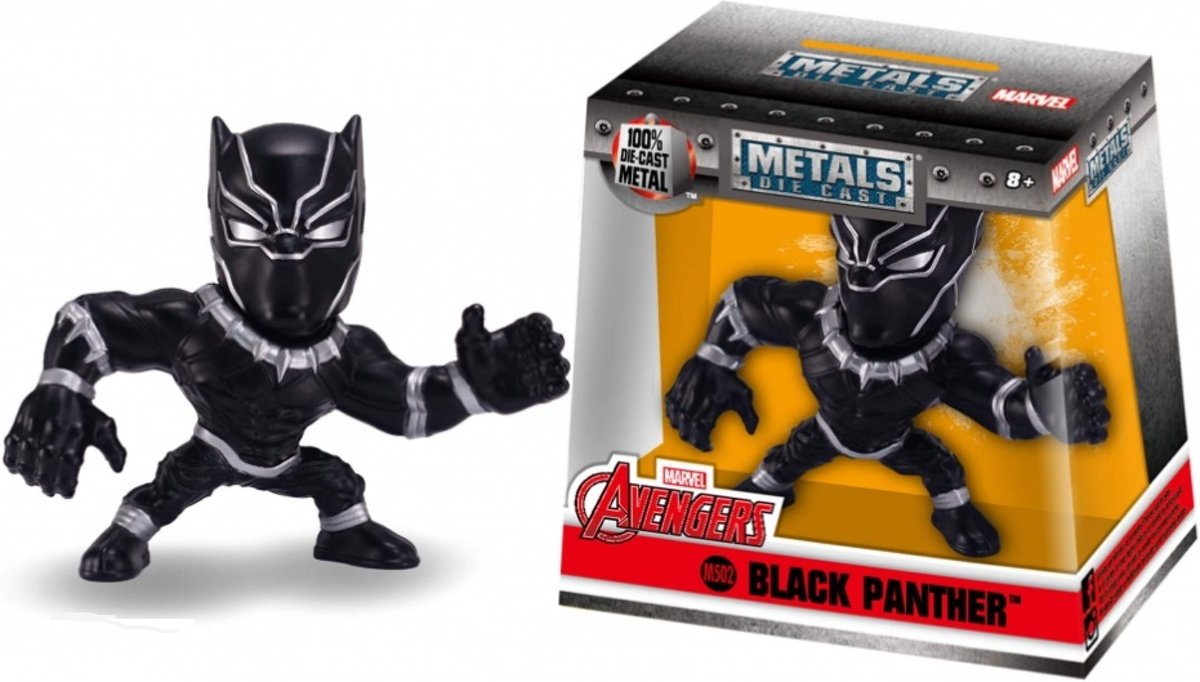 Jadatoys Metalfigs - Marvel Avengers - Black Panther M502