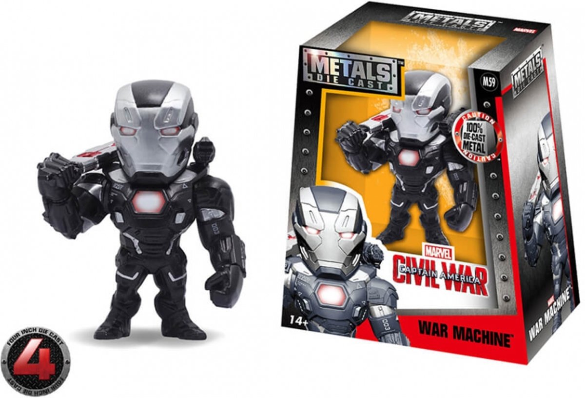 Marvel - Captain America Civil War - War Machine - Metal Diecast - Jada - M59