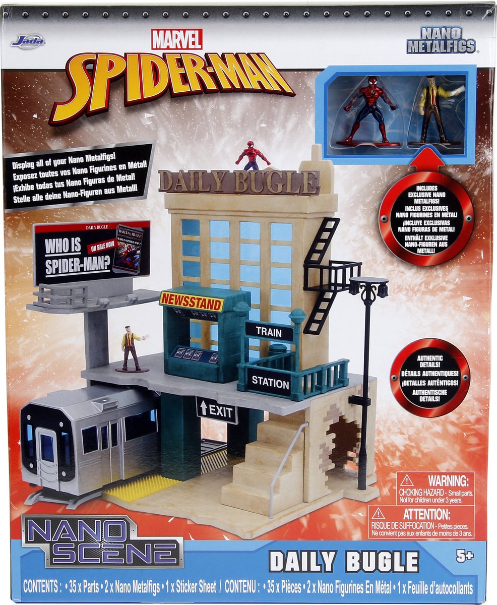 Marvel Spiderman NYC Deluxe Nano Scene