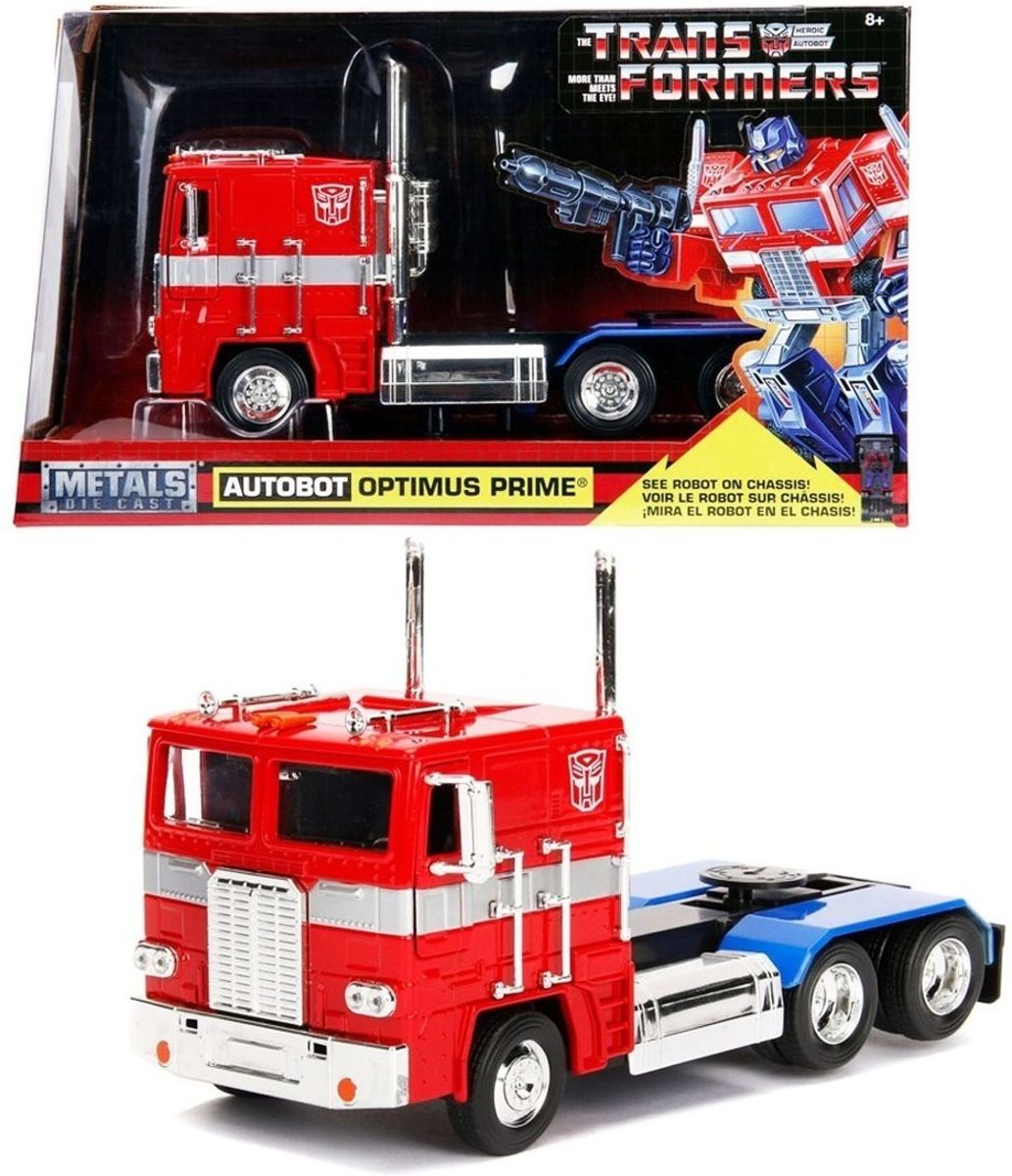 Optimus Prime, Autobot Transformers G1 - Rood 1/24 Jada Toys Die Cast