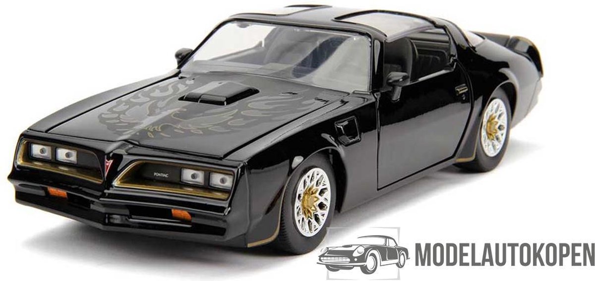 Pontiac Firebird 1977 Fast and Furious (Zwart) (22cm) 1/24 Jada - Modelauto - Schaalmodel - Modelauto - Miniatuurauto - Miniatuur autos